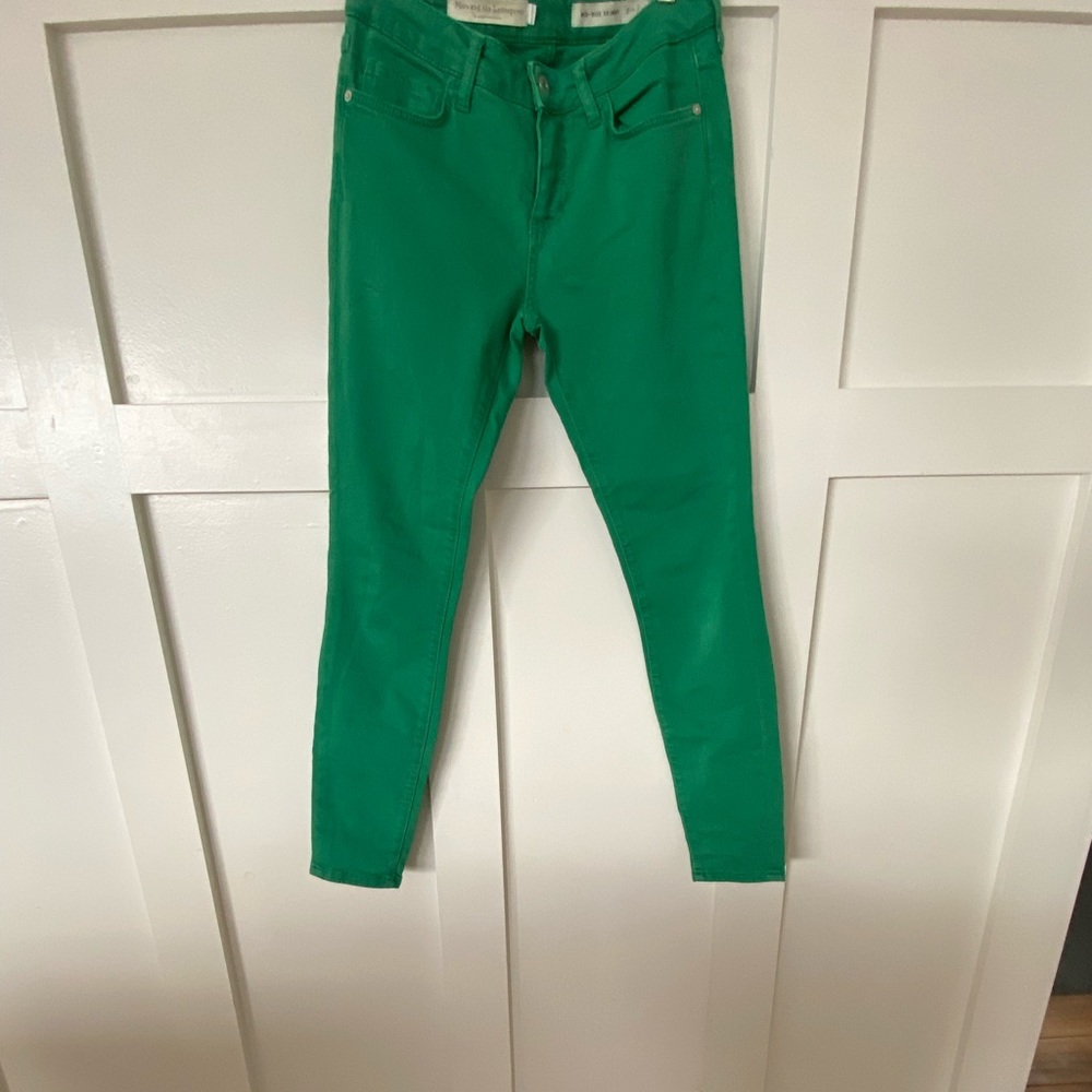 Pulcro Jeans. Great condition. Green